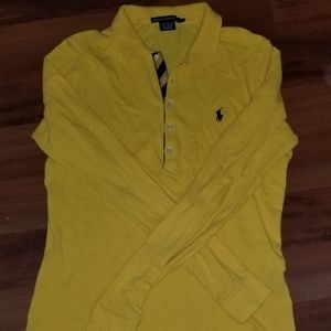 Yellow Polo long sleeve shirt